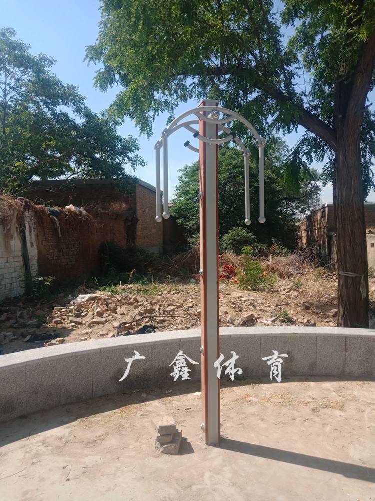 塑木健身路径 小区健身器材 公园运动锻炼设备 漫步机 腰背按摩训练器 休闲区健身路径(图7)